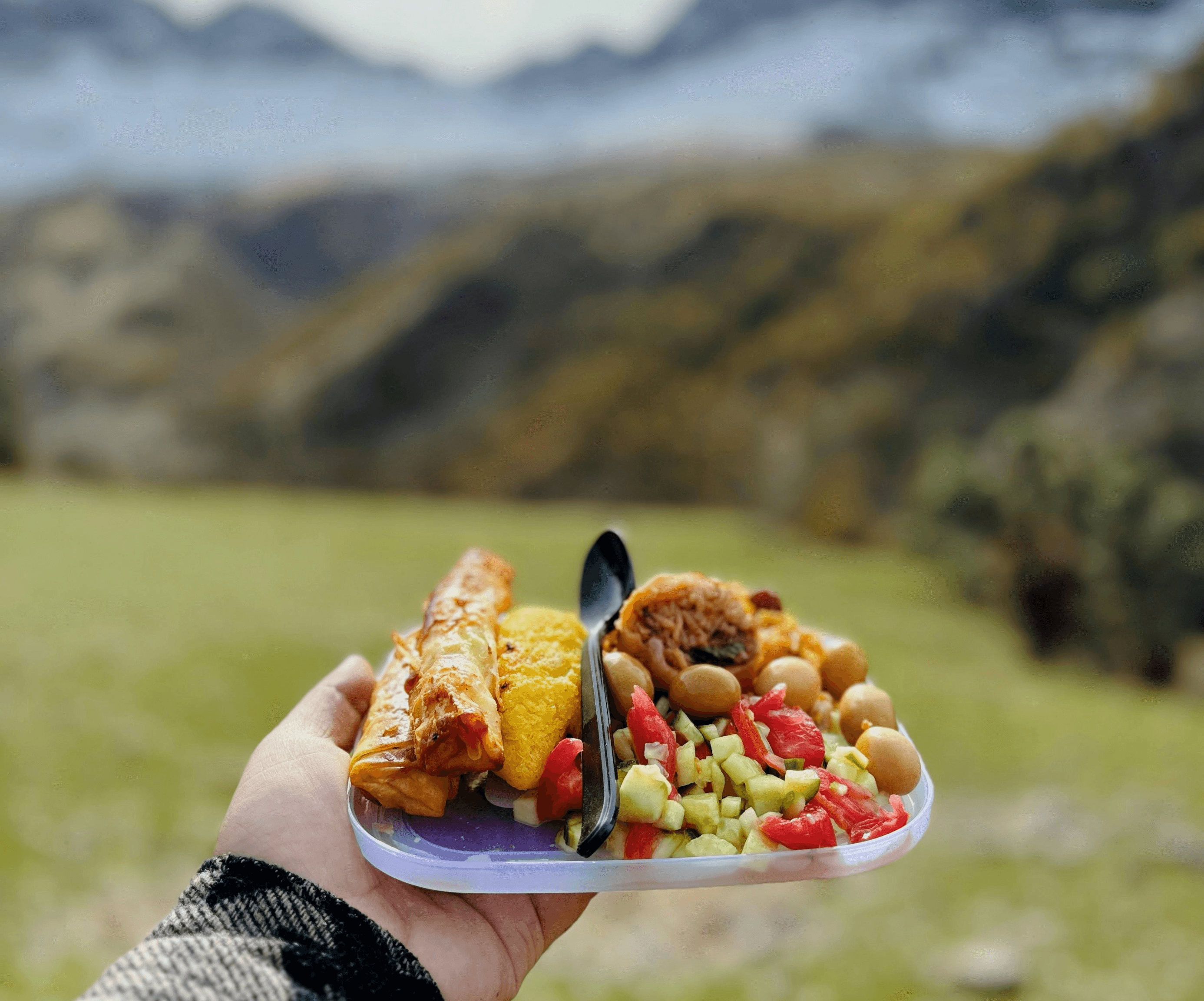 An image of a salad plate